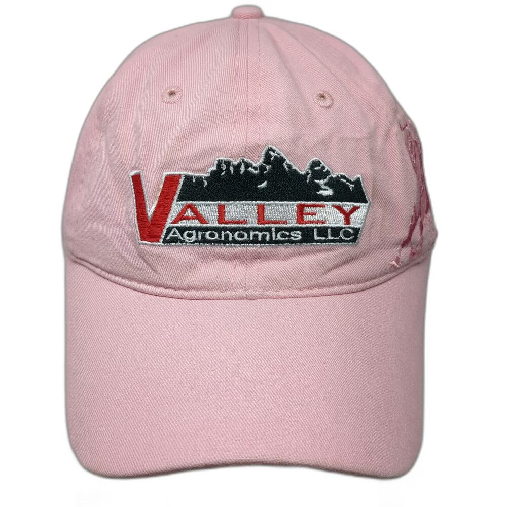 Vie Baseball Cap Pink One Size Valley Agronomics LLC Strapback Hat Barrel Racing